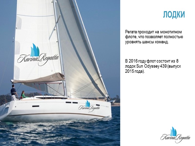 ЛОДКИ Регата проходит на монотипном флоте, что позволяет полностью уровнять шансы команд.  В